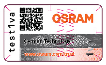OSRAM TRUST защитный код